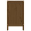 vidaXL Laundry Box Honey Brown 34.8x17.3x29.9" Solid Wood Pine