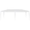 vidaXL Party Tent White Polyethylene and Steel 10x20 ft Folding