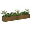 vidaXL Planter Set of 2 Honey Brown Solid Pinewood Large Durable
