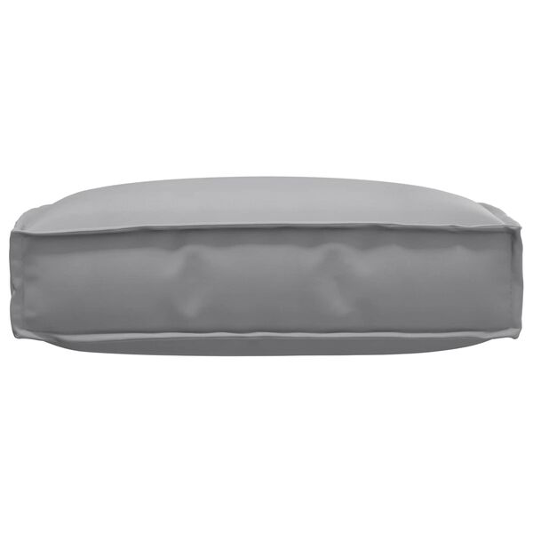vidaXL Cushion Grey 23.62 x 23.62 x 4.72 in Oxford Fabric