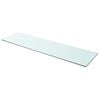 vidaXL Glass Panel Clear Tempered glass Large Durable Glass Shelf