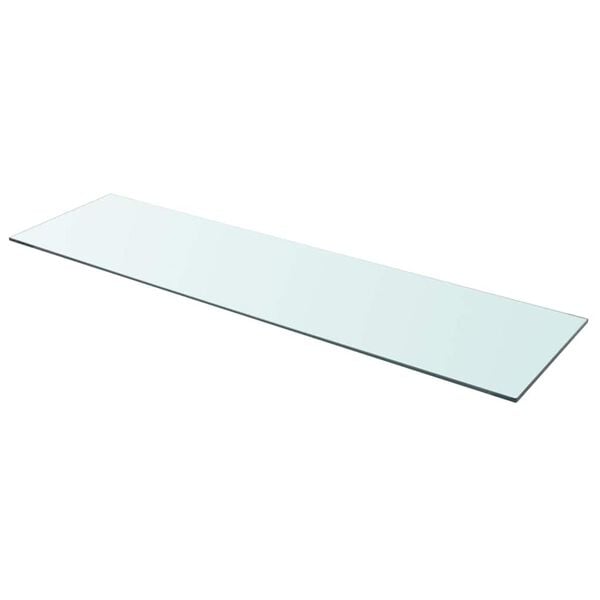 vidaXL Glass Panel Clear Tempered glass Large Durable Glass Shelf