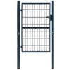 vidaXL Fence Gate Steel 39.4"x78.7" Anthracite