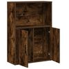 vidaXL Bookcase Smoked oak Engineered wood Standard Bookcase