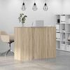 vidaXL Reception Desk Sonoma Oak Engineered wood Large Reception Desk