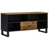 vidaXL TV Cabinet Honey Brown Solid Mango Wood Medium TV Cabinet