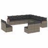 vidaXL Garden Sofa Set Gray, Dark Gray