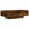 vidaXL Coffee Table Smoked Oak Engineered wood Medium Durable