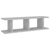 vidaXL Wall Shelf Set of 2 Concrete gray Engineered wood Medium
