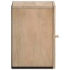 vidaXL Bathroom Wall Cabinet Bleach Natural