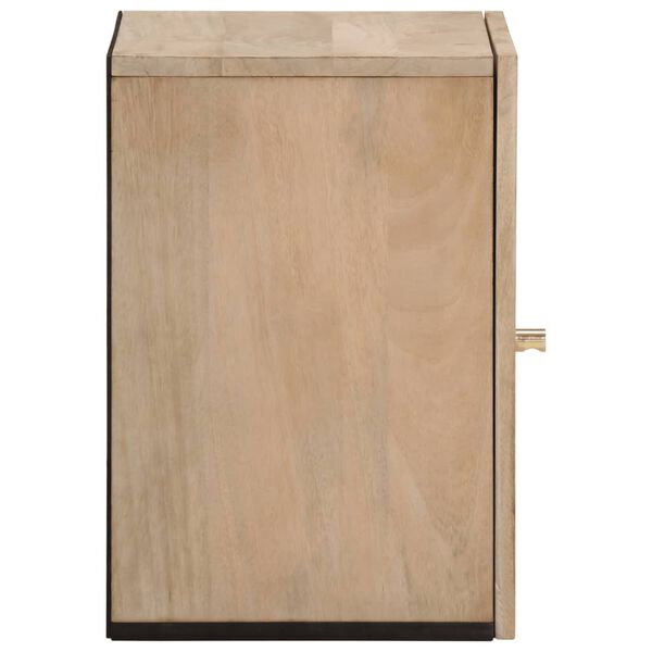 vidaXL Bathroom Wall Cabinet Bleach Natural