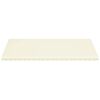 vidaXL Replacement Awning Fabric Cream 100% Polyester with PU coating
