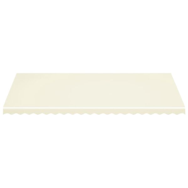 vidaXL Replacement Awning Fabric Cream 100% Polyester with PU coating