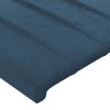 vidaXL Headboard Dark Blue 35.4"x2"x30.7"/34.6" Velvet