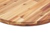 vidaXL Table Top Natural wood Solid Acacia wood &Oslash;27.6 in Durable