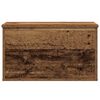vidaXL Storage Box Old Wood 23.62 x 13.78 x 13.78 in Engineered Wood