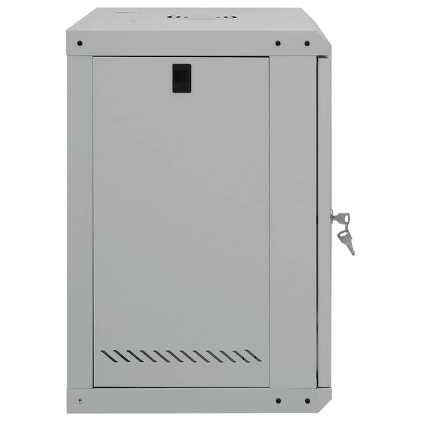 vidaXL Network Cabinet Grey 20.87 x 17.72 x 23.62 in Steel
