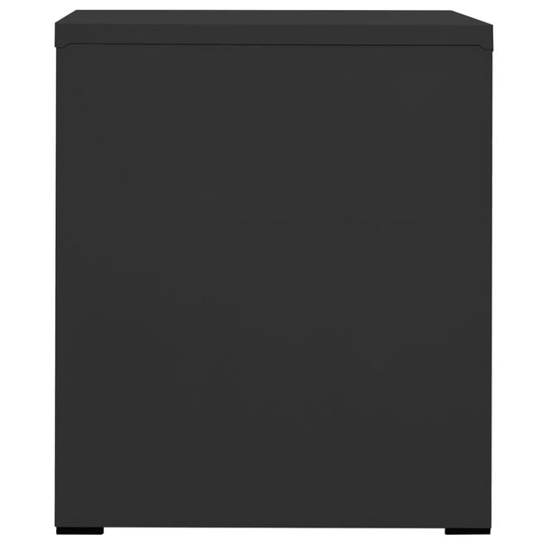 vidaXL Filing Cabinet Anthracite Steel Medium Anthracite Filing Cabinet