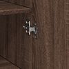 vidaXL Highboard Brown Oak 11.8"x16.7"x72.8" Engineered Wood
