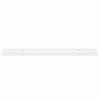 vidaXL Wall Shelf Set of 2 High gloss white MDF 31.5x3.5x1.2 in