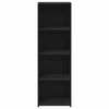 vidaXL Highboard Black Engineered wood Large Storage Highboard