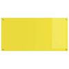 vidaXL Kitchen Backsplash 2 pcs Yellow 47.24 x 23.62 in Tempered Glass