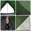 vidaXL Tents with Roof Green 220 x 233 x 184 cm Polyester