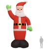 vidaXL Inflatable Santa Claus Multicolour