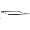 Awning Anthracite 118.11" x 98.43" Metal