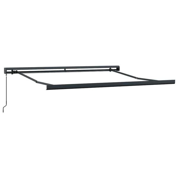 Awning Anthracite 118.11" x 98.43" Metal