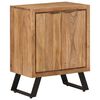 vidaXL Sideboard Natural wood Solid acacia wood with a natural finish, iron