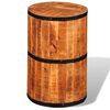 vidaXL Stool Unique piece Rough mango wood Medium Long-lasting Stool