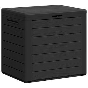 vidaXL Patio Storage Box Anthracite 23.0x18.1x21.7" Polypropylene