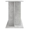 vidaXL Aquarium Stand Concrete Grey Engineered Wood 47.2 in