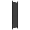 vidaXL 6-Panel Room Divider Black 118.1"x86.6" Fabric