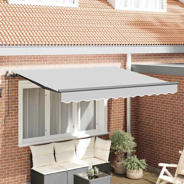 vidaXL Awning Frame Anthracite 118.1" x 78.7" Metal