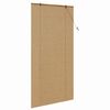 vidaXL Roller Blind with Curtains Manual Brown 47.24 x 86.61 in Bamboo