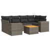 vidaXL Garden Sofa Set Grey
