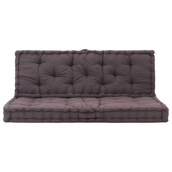 vidaXL Pallet Cushion Anthracite