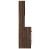vidaXL Kitchen Cabinet Brown Oak Engineered Wood Tall Kitchen Cabinet