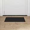 vidaXL Doormat Black Polypropylene and PVC 15.7 x 23.6 in Non-slip