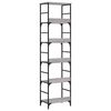 vidaXL Bookshelf Grey sonoma Engineered wood Tall Bookshelf