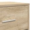 vidaXL Bedside Cabinet Sonoma Oak Engineered wood 15.7 x 13.4 x 19.7 in