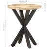 vidaXL Side Table Natural Wood Solid Mango Wood Durable Side Table