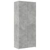 vidaXL Storage Cabinet Concrete Grey Engineered Wood Tall
