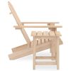 vidaXL Garden Chair Natural wood Solid fir wood Standard Ergonomic