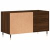 vidaXL Record Cabinet Brown Oak Engineered Wood Medium Record Cabinet