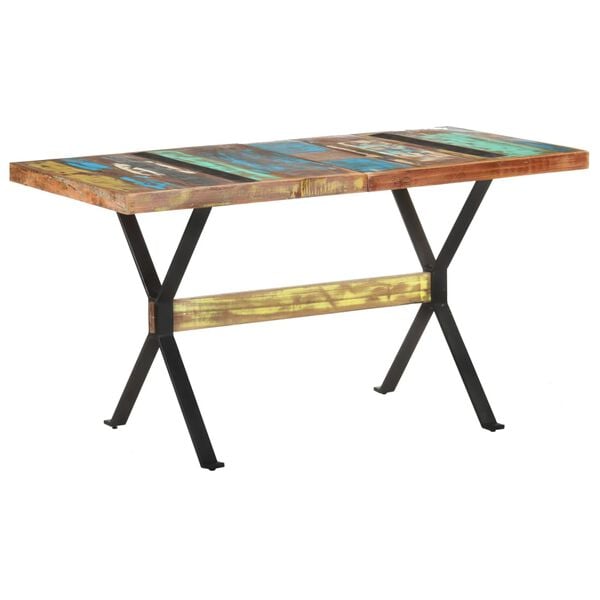 vidaXL Dining Table Multicolor