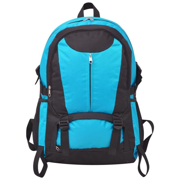 vidaXL Hiking Backpack 10.6 gal Black and Blue