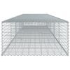 vidaXL Gabion Basket Silver Galvanized iron Large Durable